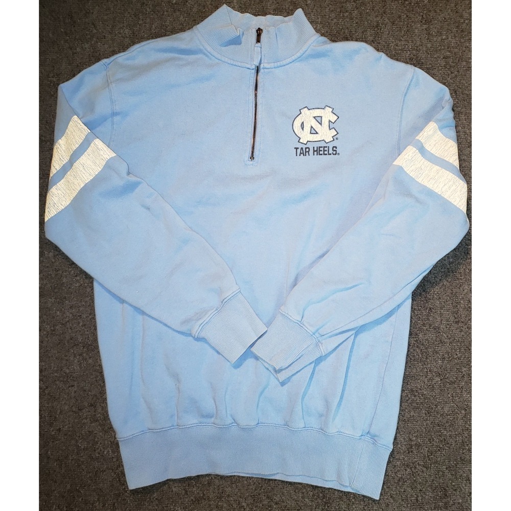 North‎ Carolina Tarheels Colosseum Athletics 1/4 Zip Sweatshirt Mens Large NCAA